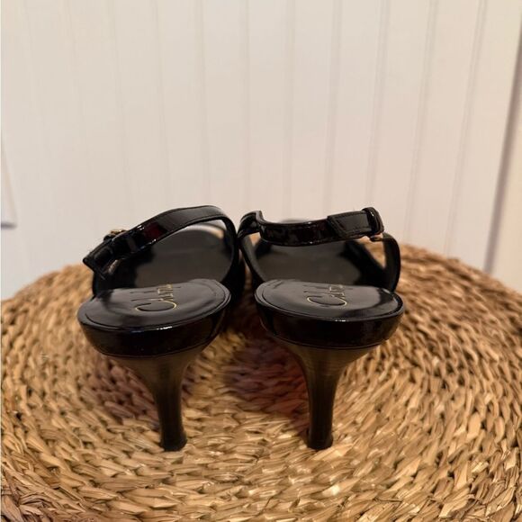 Cole Haan Nike Air Black Slingback Heels - 8.5 - Great Condition - Picture 5 of 9